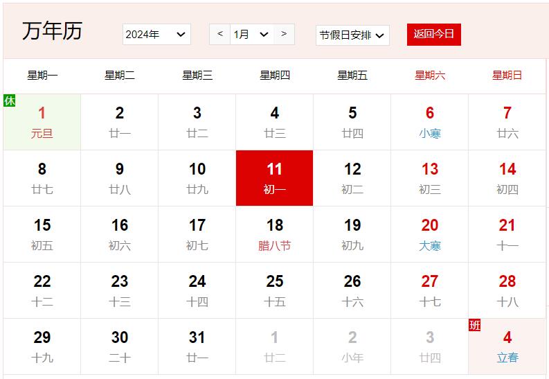 農歷2023年臘月初一是幾號 臘月初一有什么風俗