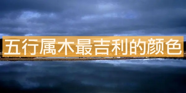 五行屬木最吉利的顏色，什么顏色最旺？