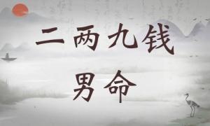 二兩九錢男命詳細解釋，二兩九錢男命詳解一生！