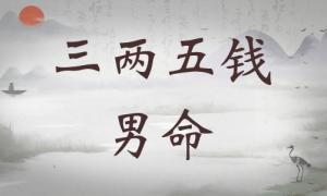三兩五錢男命詳細解釋，三兩五錢男命最詳細解釋！