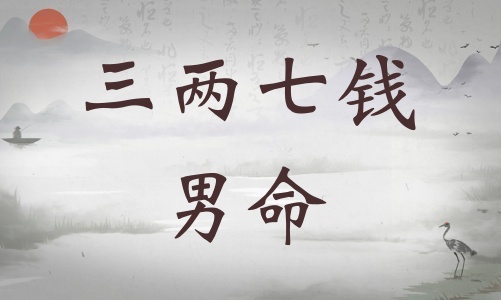 三兩七錢男命詳細解釋，三兩七錢男命一生總結！
