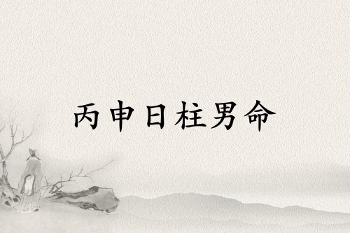 丙申日柱男命運詳解