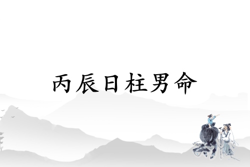 丙辰日柱男命運詳解